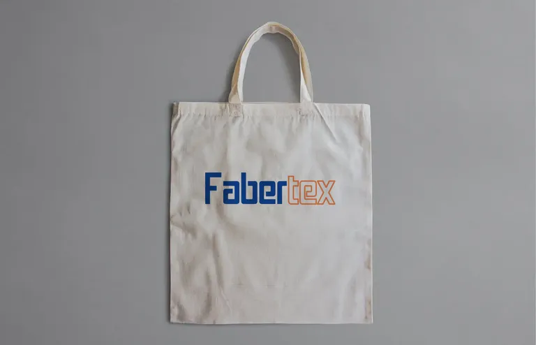 Bedruckte Stofftasche aus Baumwolle